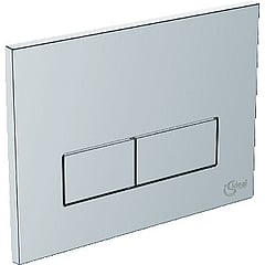 Ideal Standard bedieningspaneel closet/urinoir, kunststof, chroom, (lxbxh) 170x230x33.5mm