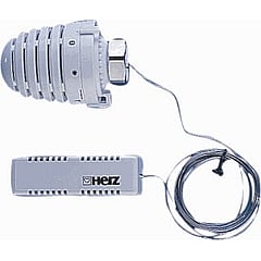 Herz Design radiatorknop M28x1.5 voeler op afstand 2m recht, wit