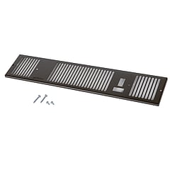 Remeha grille plintverwarmer Kickspace 600, zwart