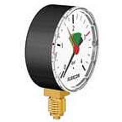 Flamco buisveermanometer, axiaal, maat procesaansluiting 1/4"