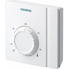 Siemens RAA21 kamerthermostaat aan/uit 250V met draaiknop, wit