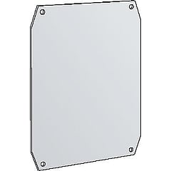 Eldon Uniplast UMPZ montageplaat voor kast/lessenaar, staal, (hxb) 800x600mm