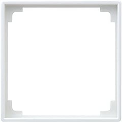 JUNG AS500 overgangsafdekplaat, zuiver, wit, uitvoering vierkant