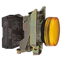 Schneider Electric T signaallamp, 1 signaallampen, lens oranje, uitvoering