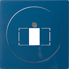 Gira S-Color outlet-component kunststof, blauw, samenstelling