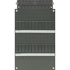 ABB Hafonorm HLD installatiekast leeg, zwart, (hxbxd) 330x220x75mm DIN-rail