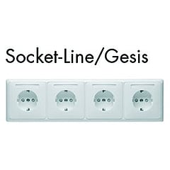 PEHA Wieland GST18 Socket-Line wandcontactdoos kunststof