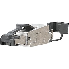 Metz Connect BTR modulaire connector plug (steker), zilver, connectortype RJ45