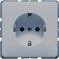 JUNG CD Plus wandcontactdoos kunststof, grijs, 1 eenheid, uitvoering