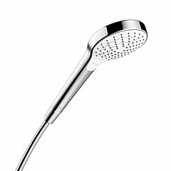 hansgrohe handdouche Croma Select S Vario, kunststof, chroom/wit