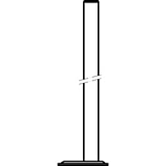 Flamco radiator standconsole 607 90 cm voor radiator van 80 cm hoog zonder ophangset