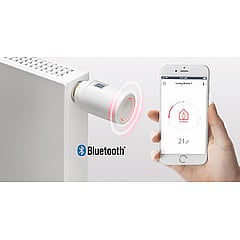 Danfoss Eco™ radiator thermostaat met Bluetooth-bediening, wit