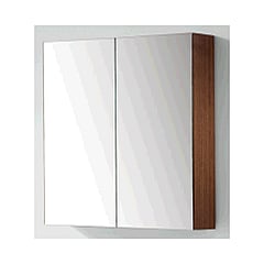 Sub 120 spiegelkast met 2 deuren 60,5 x 60 x 15 cm, zilver eiken
