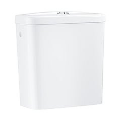 GROHE Bau Ceramic staande wc, zonder spoelrand, glanzend keramiek, Alpine Wit, horizontale afvoer