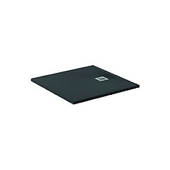 Ideal Standard douchebak Ultra Flat Solid, composiet, zwart, (lxbxh) 900x900x30mm