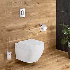 GROHE Euro Ceramic hangende WC. Glanzend porselein, Alpine Wit, randloze technologie en een stille Triple Vortex- spoeling, 5/3L
