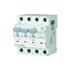 Eaton Power Quality aardlek-automaat Xpole, C-karakteristiek, nominaal (meet) 400V, nominaal (meet-)stroom 20A