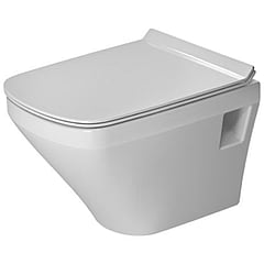 Duravit DuraStyle Pack rimless compact toilet met softclose toiletzitting 48 cm, wit