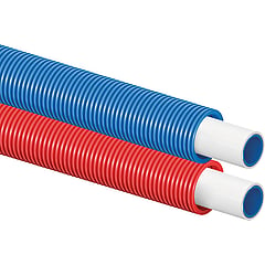 Uponor Uni pipe plus unipipe plus mantelbuis 16x2,0 - 25/20 75m., rood