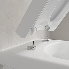 Villeroy & Boch Architectura CombiPack hangend toilet diepspoel CeramicPlus Directflush inclusief toiletzitting met softclose en quickrelease, wit