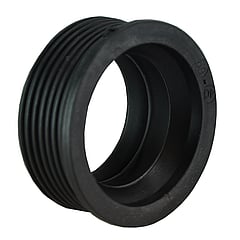Riko rubber manchet 5x4 cm, zwart