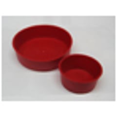 Sub PVC afv speciedeksels rood 32 mm