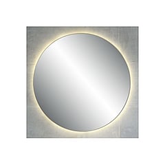 Plieger Ambi Round spiegel rond m. indirecte LED verlichting 60cm