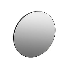 Plieger Nero Round spiegel rond 100cm m. zwarte lijst