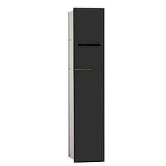 Emco Asis module 2.0 inbouw toiletmodule 17x81.1 cm. links, zwart
