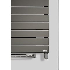 Vasco Aster HF-EL-BL elektrische radiator met blower 600x1805 mm n27 2250 W, wit (RAL 9016)