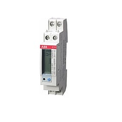 ABB C13 energiemeter - 40A, 1xS0 pulse of alarm