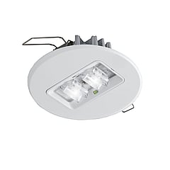 Van Lien Evago R-DLI/DALI inbouw LED verlichting rond geschikt voor vluchtwegverlichting, wit