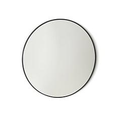 Sub 16 ronde spiegel 100 cm, mat zwart