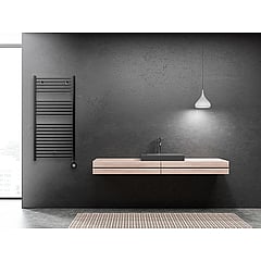 Masterwatt CALOR elektrische badkamerradiator 500W 92,7 x 50 x 8,5 cm, zwart