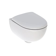 Geberit Renova Compact CombiPack Rimfree hangend toilet diepspoel met Topfix Softclose Quickrelease-zitting, wit