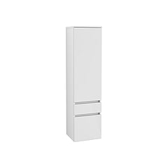Villeroy & Boch Legato hoge kast met 1 uittreklade, 1 schuiflade en 1 rechtsdraaiende deur 155 x 40 x 35 cm, glossy white