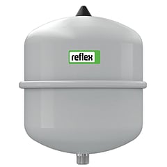 Reflex N membraan-drukexpansievat 12 L voordruk 0,5 bar grijs