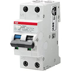 ABB Componenten System pro M compact aardlekautomaat 1P+N, B kar 16A, 30mA, 6kA