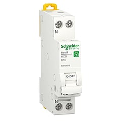 Schneider Electric Resi 9 installatieautomaat 1P+N B16 6KA