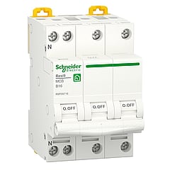 Schneider Electric Resi 9 installatieautomaat 3P+N B16 6KA