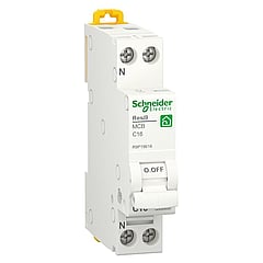 Schneider Electric Resi 9 installatieautomaat 1P+N C16 6KA