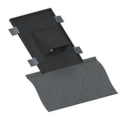 Cox Geelen CoxDry® wtw ventilatie dakdoorvoer 160mm voor hellend dak RAL 9005