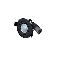 Interlight LED Downlights LED Cascade Downlight 4.5W 36° 2.700K IP20 zwart