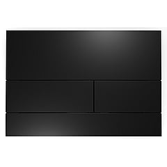 TECE Square II wc-bedieningsplaat voor duospoeling 22 x 15 x 0,3 cm, mat zwart RAL 9005