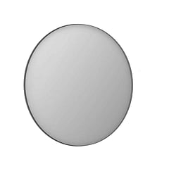 INK SP15 ronde spiegel verzonken in aluminium kader ø 100 cm, geborsteld RVS