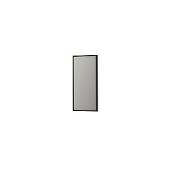 INK SP18 rechthoekige spiegel verzonken in stalen kader 100 x 50 x 4 cm, mat zwart