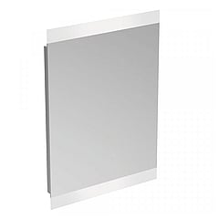 Ideal Standard Tiempo spiegel 60x70cm z/verlichting inc bev.set alu-look