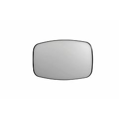 INK SP29 contour spiegel, rechthoekig met afgeronde hoeken verzonken in kader 140 x 4 x 80 cm, geborsteld metal black