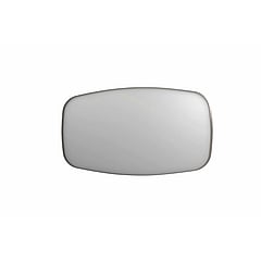 INK SP29 contour spiegel, rechthoekig met afgeronde hoeken verzonken in kader 160 x 4 x 80 cm, geborsteld rvs