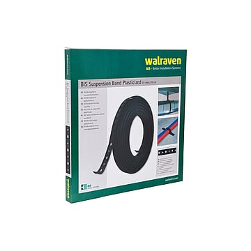 Walraven BIS montageband staal geplastificeerd rollengte 10 met 19mm 0832019